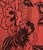 Bryn Walker Plus Osca Floret Print Elastic Waist Wide Leg Pull-On Pants, Color:Floret - Image 4