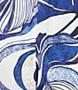 Bryn Walker Plus Osca Printed Elastic Waist Wide Leg Pull-On Pants, Color:Iride - Image 4