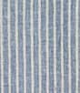 Bryn Walker Plus Size Bessie Stripe Linen Crew Neck Short Sleeve Button Front Coordinating Shirt, Color:Arles - Image 4