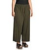 Bryn Walker Plus Size Casbah Oversized Pull-On Crop Pants - Image 1