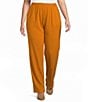 Bryn Walker Plus Size French Terry Bamboo Relaxed Pull-On Travel Pant - Image 1