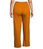 Bryn Walker Plus Size French Terry Bamboo Relaxed Pull-On Travel Pant - Image 2