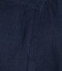 Color:Dewberry - Image 4 - Plus Size Greta Light Linen Mock Neck Cap Sleeve Patch Pocket Vest
