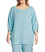 Bryn Walker Plus Size Light Linen Round Neck Elbow Dolman Sleeve Tunic,Specials : American Fashion Style Bags On Sale Bryn Walker Plus Size Light Linen Round Neck Elbow Dolman Sleeve Tunic,Specials : American Fashion Style Bags On Sale