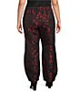 Bryn Walker Plus Size Medina Wool-Blend Floral Wide Leg Pull-On Lantern Pants - Image 2