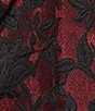 Bryn Walker Plus Size Medina Wool-Blend Floral Wide Leg Pull-On Lantern Pants - Image 4