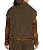 Bryn Walker Plus Size Memory Crunch Wide Pointed Collar Cap Sleeve Ruched Detail Zip-Front Vest - Image 2