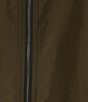 Bryn Walker Plus Size Memory Crunch Wide Pointed Collar Cap Sleeve Ruched Detail Zip-Front Vest - Image 4