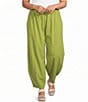 Bryn Walker Plus Size Olivier Cotton Jersey Knit Pull-On Oversized Lantern Pants - Image 1