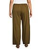 Bryn Walker Plus Size Olivier French Terry Bamboo Pull-On Lantern Crop Pants - Image 2