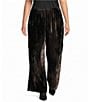 Bryn Walker Plus Size Osca Velvet Wide-Leg Pull-On Coordinating Pants - Image 1