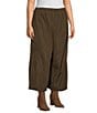 Bryn Walker Plus Size Pasha Memory Crunch Oversized Pull-On Crop Pants - Image 1