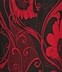Bryn Walker Wesley Woven Garden Print Crew Neck Short Sleeve A-Line Midi Dress, Color:Kirsch - Image 5