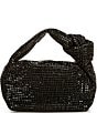 Btb Los Angeles Avery Mini Rhinestone Hobo Bag, Color:Black - Image 2