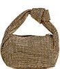 Btb Los Angeles Avery Mini Rhinestone Hobo Bag, Color:Amber - Image 2