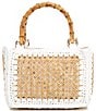 Btb Los Angeles Elodie Top Handle Satchel Bag, Color:NATURAL WHITE - Image 1