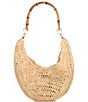 Btb Los Angeles Isla Raffia Hobo Bag - Image 1