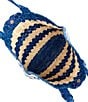 Btb Los Angeles Ivy Raffia Stripe Tote Bag - Image 3