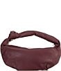 Btb Los Angeles Lucia Leather Hobo Bag, Color:Burgundy - Image 1