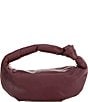 Btb Los Angeles Lucia Leather Hobo Bag, Color:Burgundy - Image 2