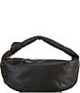 Btb Los Angeles Lucia Leather Hobo Bag, Color:Black - Image 1