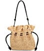 Btb Los Angeles Marcela Raffia Draw String Shoulder Bag - Image 1