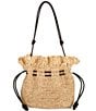 Btb Los Angeles Marcela Raffia Draw String Shoulder Bag - Image 2