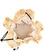 Btb Los Angeles Marcela Raffia Draw String Shoulder Bag - Image 3