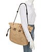 Btb Los Angeles Marcela Raffia Draw String Shoulder Bag - Image 4
