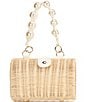 Btb Los Angeles Page Rattan Statement Pearl Handle Bag, Color:Natural - Image 1