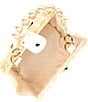 Btb Los Angeles Page Rattan Statement Pearl Handle Bag, Color:Natural - Image 3