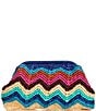 Btb Los Angeles Skye Straw Clutch, Color:Mult - Image 1