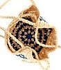 Btb Los Angeles Stormi Raffia Draw String Pouch Hobo Bag - Image 3