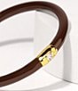 BuDhaGirl Fauna All Weather Bangle® Bracelet, Color:Chocolate/Panther - Image 2