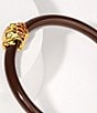 BuDhaGirl Fauna All Weather Bangle® Bracelet, Color:Chocolate/Panther - Image 3