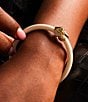 BuDhaGirl Fauna All Weather Bangle® Bracelet, Color:Ivory/Elephant - Image 4