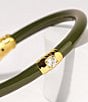 BuDhaGirl Fauna All Weather Bangle® Bracelet, Color:Jade/Crocodile - Image 3