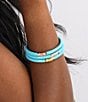 BuDhaGirl Three Kings All Weather Bangles® Bracelet Set, Color:Turquoise - Image 2