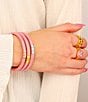 BuDhaGirl Three Kings All Weather Bangles® Bracelet Set, Color:Blush - Image 3