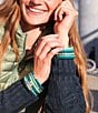 BuDhaGirl Three Kings Ombre All Weather Bangles® Bracelet Set, Color:Fjord - Image 3