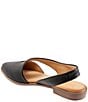Color:Black - Image 3 - Bianca Leather Slip-On Flats