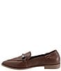 Color:Dark Brown - Image 4 - Bowie Leather Bit Buckle Loafers