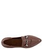 Color:Dark Brown - Image 6 - Bowie Leather Bit Buckle Loafers