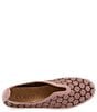 Color:Dusty Mauve - Image 6 - Daisy Perforated Leather Slip-Ons