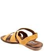 Color:Mustard - Image 3 - Dawn Leather Strappy Sandals