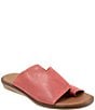 Color:Red - Image 1 - Dulla Leather Toe Loop Sandals