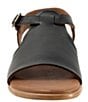 Color:Black - Image 5 - Gabriella Leather Flat Sandals