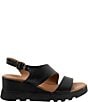 Bueno Gianna Leather Platform Wedge Sandals - Image 2