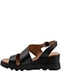 Bueno Gianna Leather Platform Wedge Sandals - Image 4