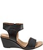 Bueno Ida Leather Ankle Wrap Wedge Sandals - Image 2